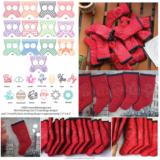 Advent Calendar - Christmas Stockings Set (25 Designs)