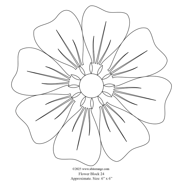 Flower Block 24