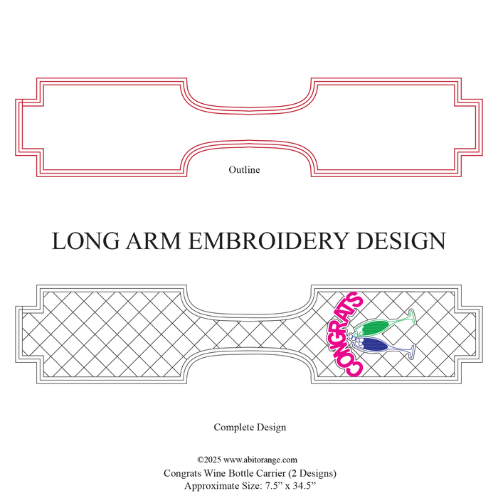 Wine Bottle Congrats Carrier