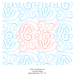 Wings Edge to edge design with swirls pearls clams 