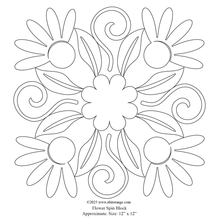 Flower Spin Block