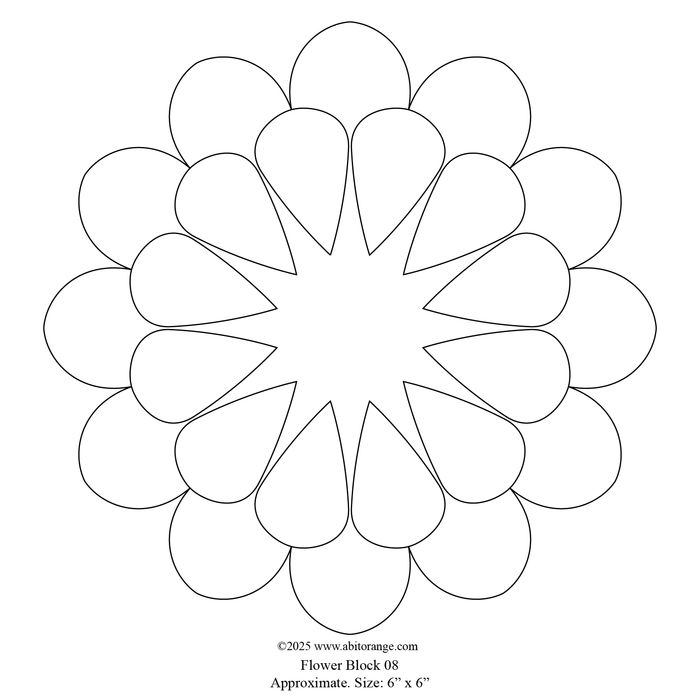 Flower Block 08