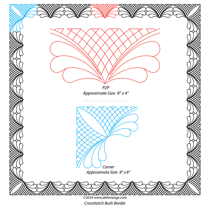 Crosshatch Bush Border