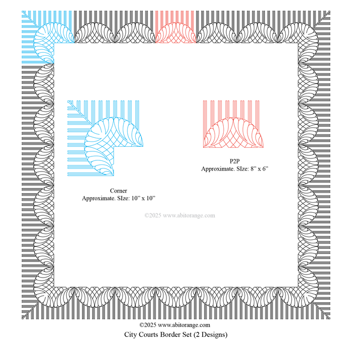 City Court Border Set