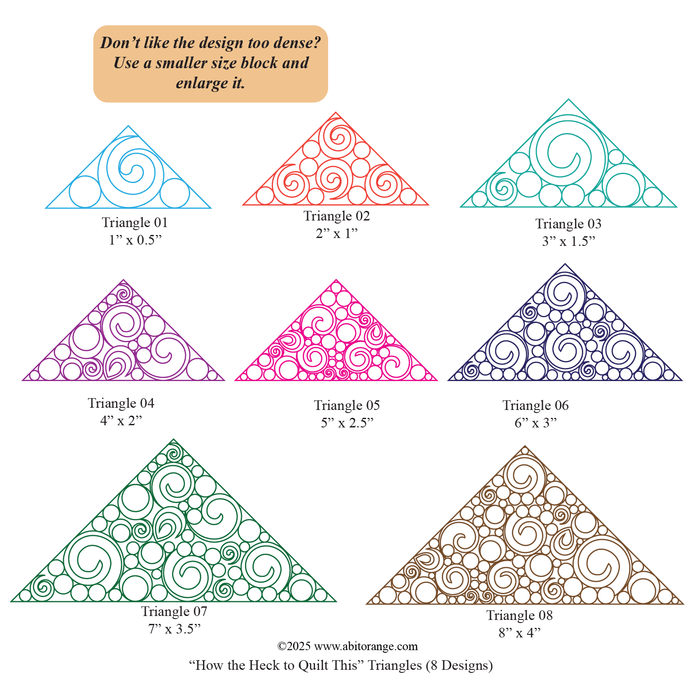 How the heck to quilt this Triangle