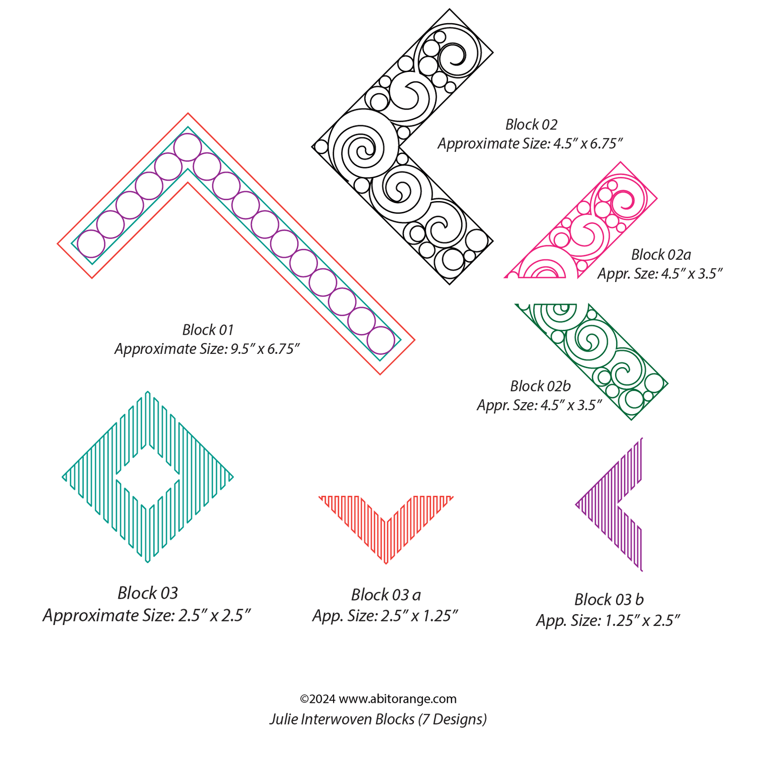 Borders and Corners - Digital Quilting Designs/patterns for longarm ...