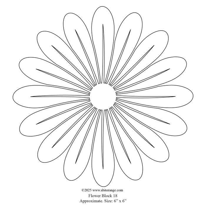 Flower Block 18