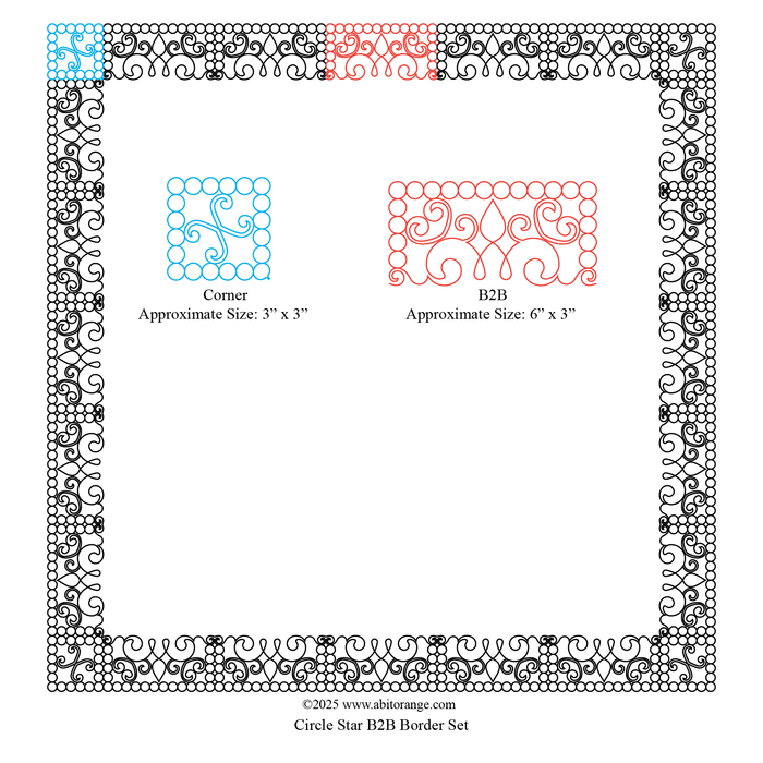 Circle Star B2B Border