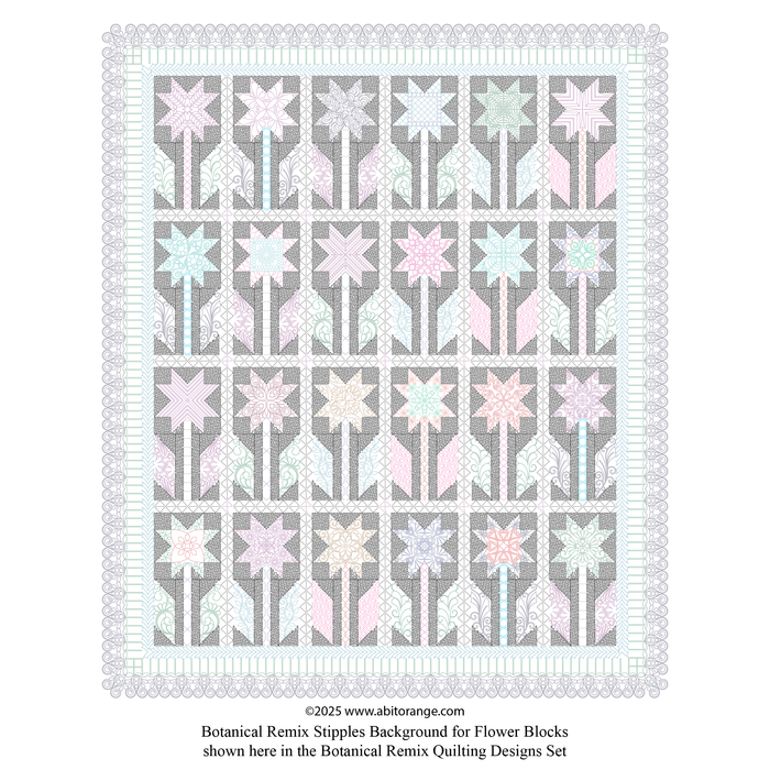 Botanical R BG Stipples