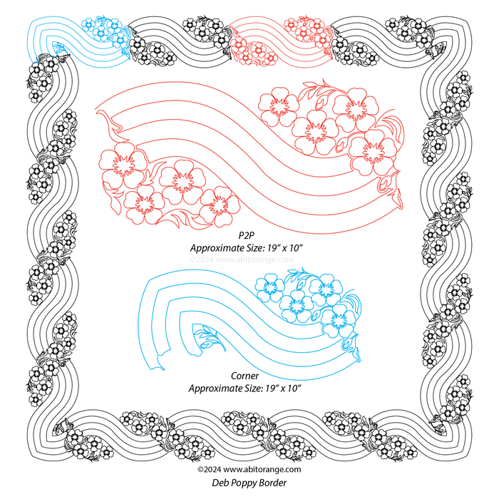 Deb Poppy Border