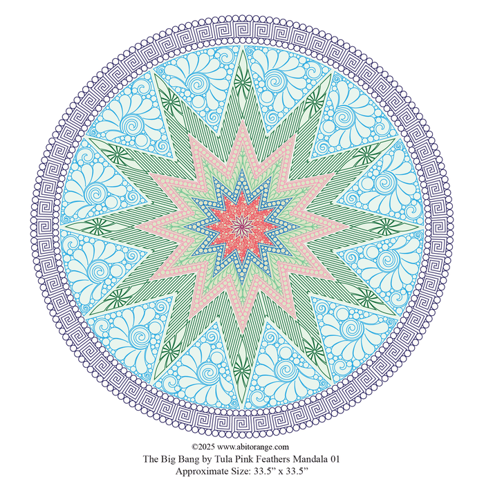 The Big Bang Mandala 01 Feathers