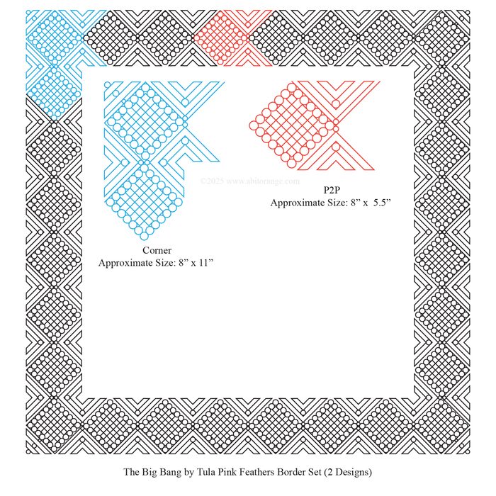 The Big Bang Feathers Border