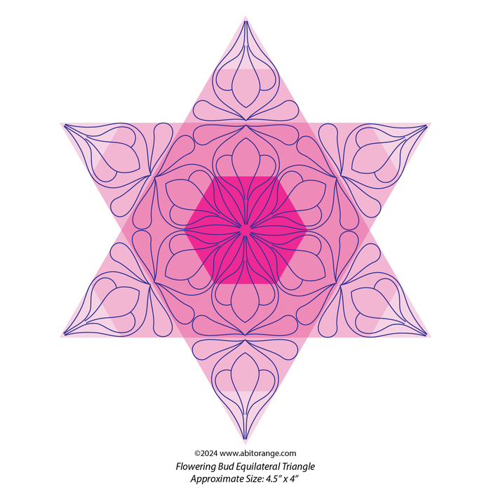 Flowering Bud Equilateral Triangle