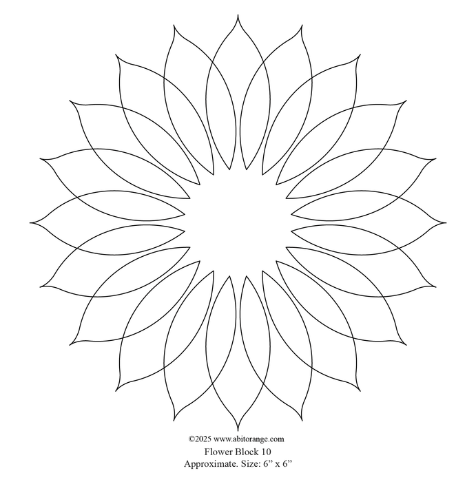 Flower Block 10