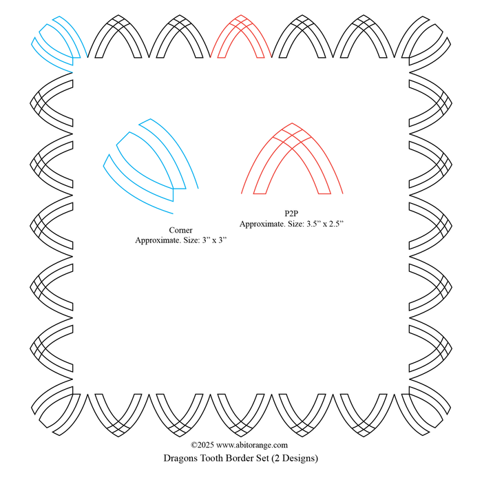 Dragons Tooth Border Set