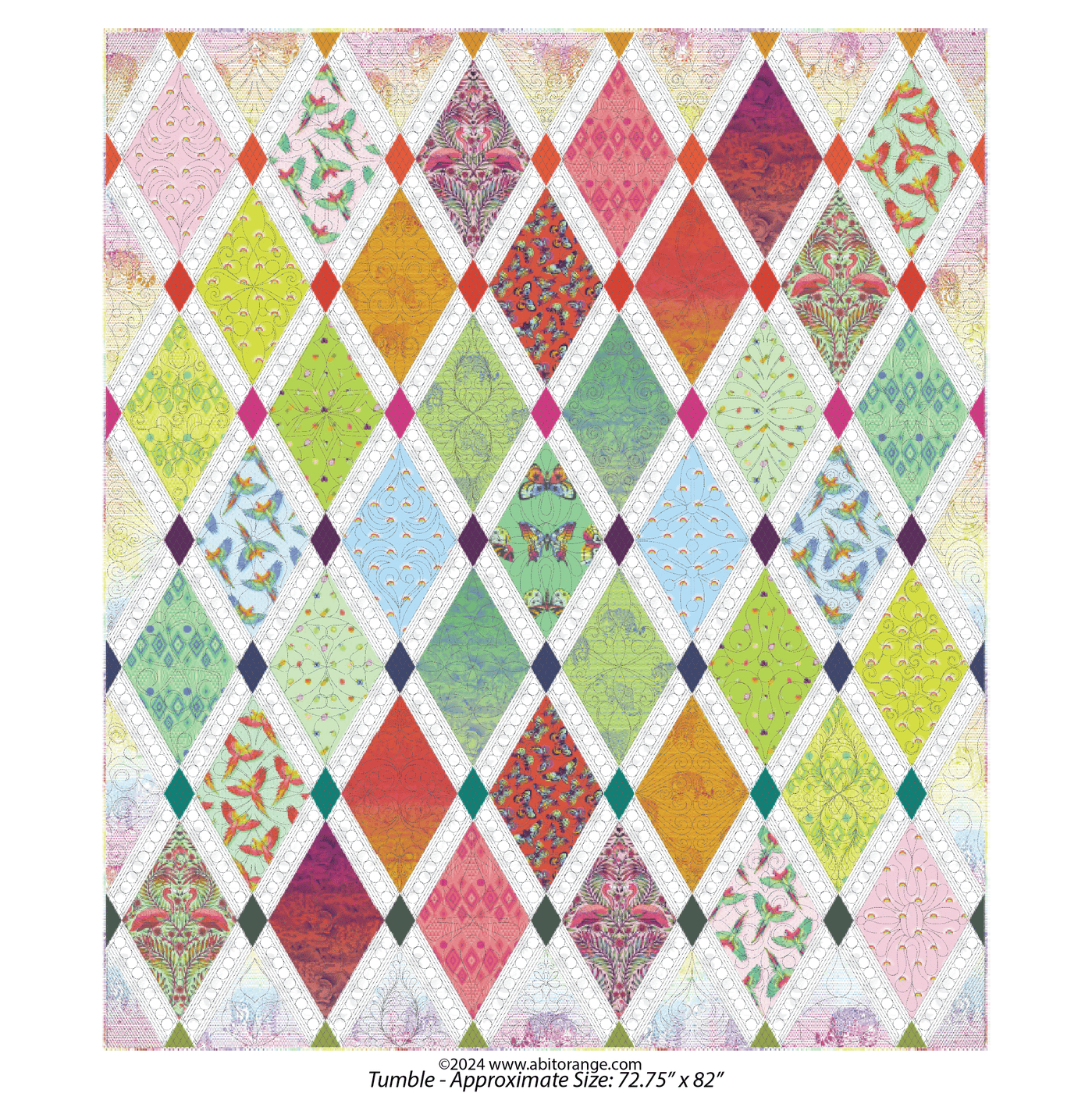 Tumble Quilt Patterns/designs set for Longarm machine quilting — A Bit ...