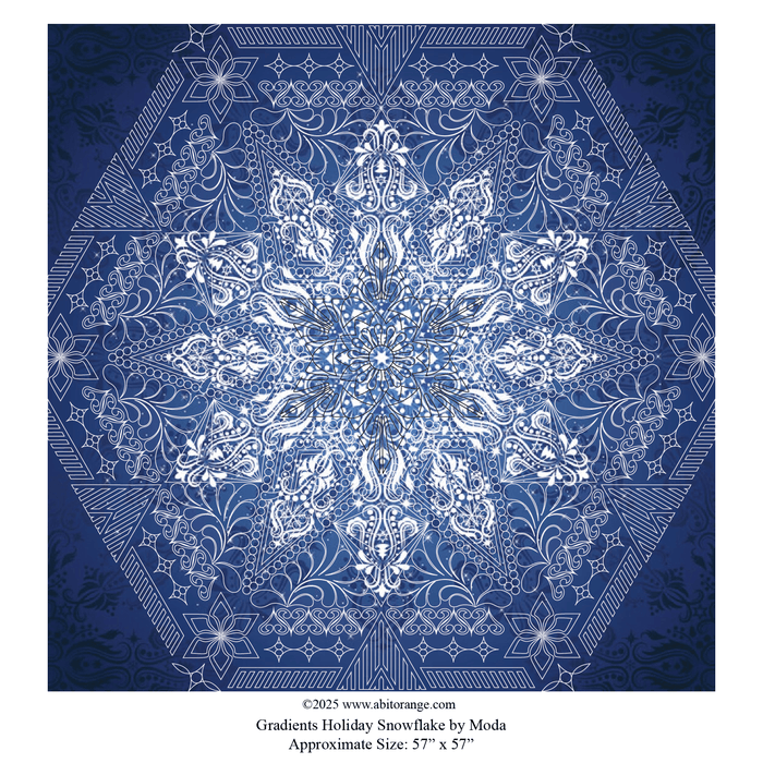 Gradient Holiday Snowflake Set