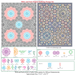 Hide and Seek is a dense 53.25” x 66.75” Whole-Cloth Project design featuring intricate geometric and floral motifs. Custom designed for the Willyne Hammerstein pattern.
