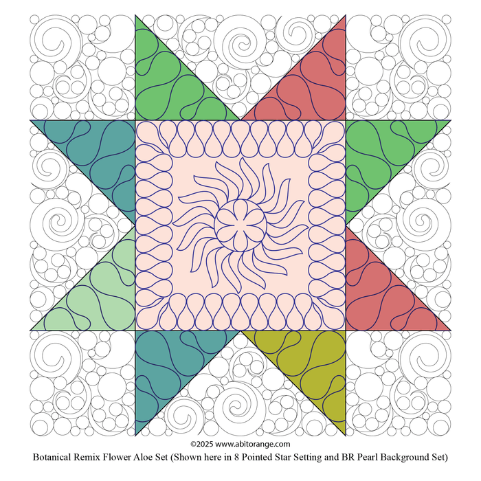 Botanical R Flower Aloe