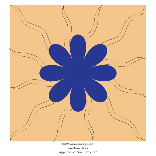 Sunburst Circle Block