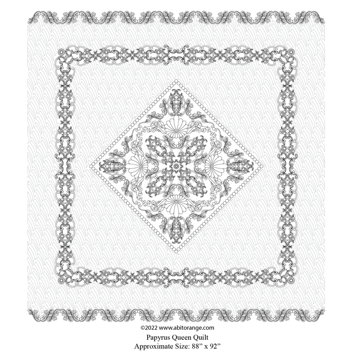 Saffron January 2022 (60 Designs+wholecloth Project in 2 Sizes)