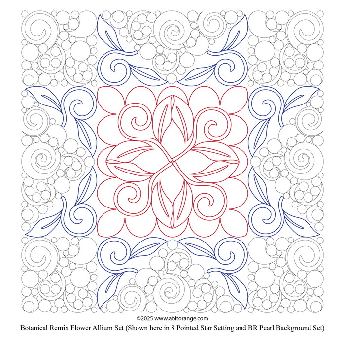 Botanical R Flower Allium