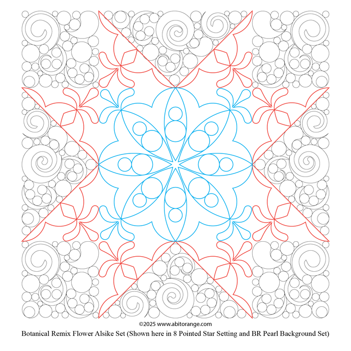 Botanical R Flower Alsike