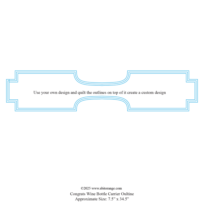 Wine Bottle Congrats Carrier