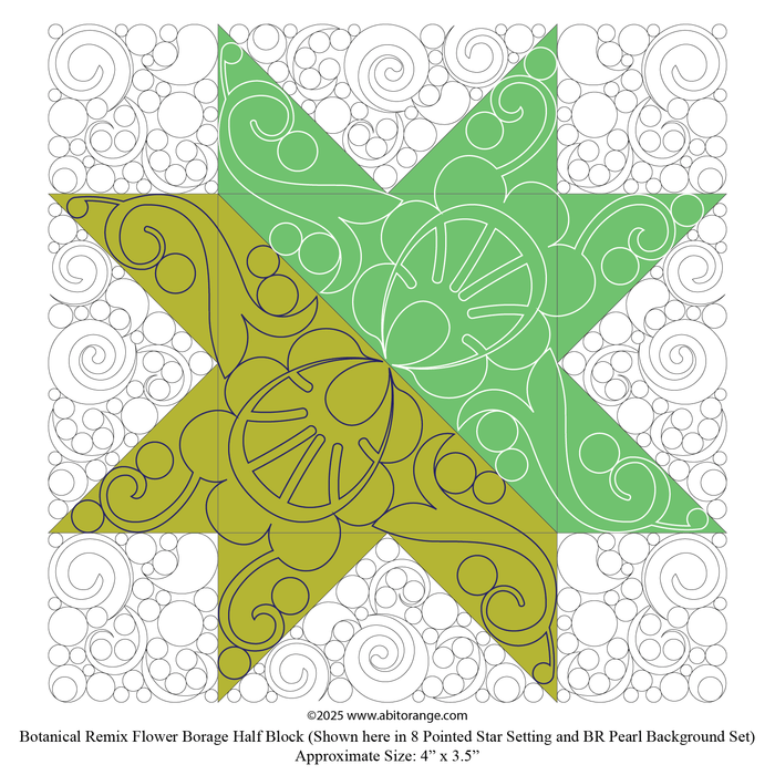 Botanical R Flower Borage