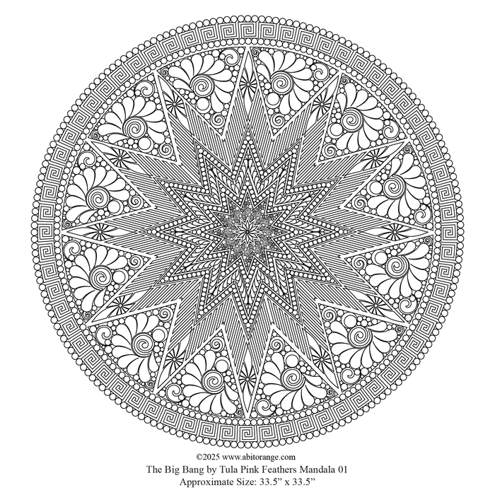 The Big Bang Mandala 01 Feathers