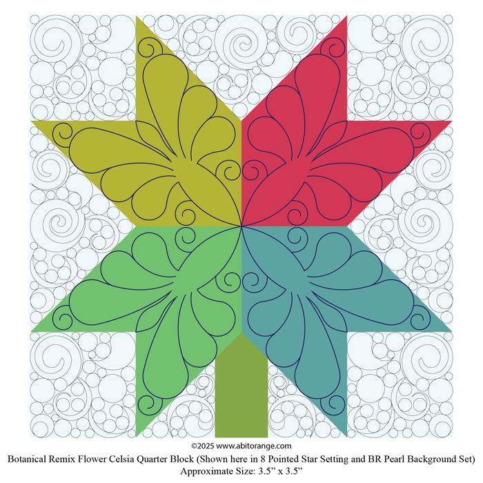 Botanical R Flower Celsia