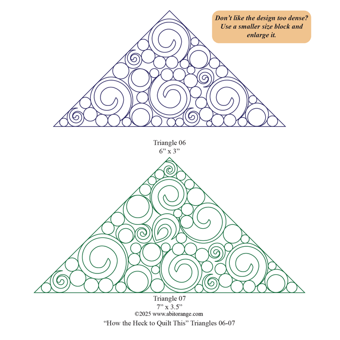 How the heck to quilt this Triangle