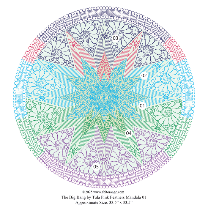 The Big Bang Mandala 01 Feathers