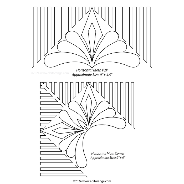 Horizontal Moth Border