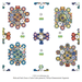 Hide and Seek is a dense 53.25” x 66.75” Whole-Cloth Project design featuring intricate geometric and floral motifs. Custom designed for the Willyne Hammerstein pattern.