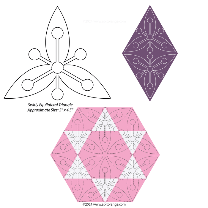 Swirly Equilateral Triangle