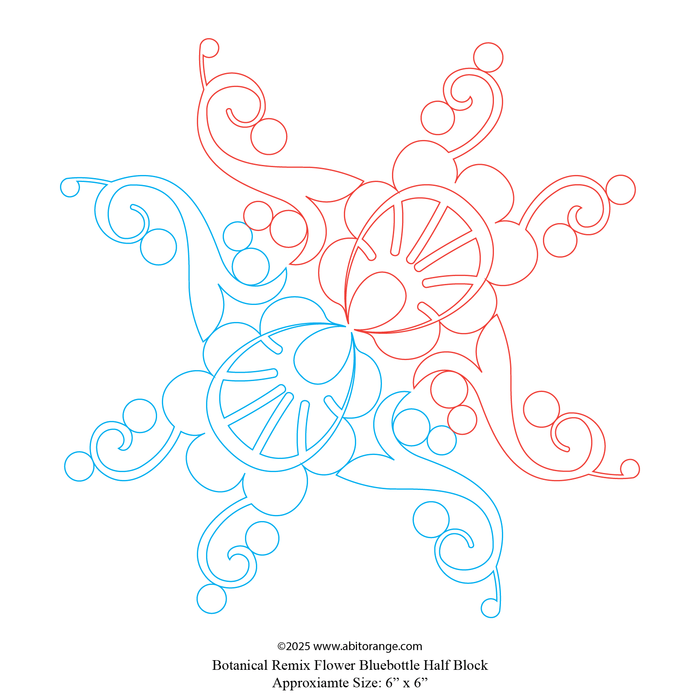 Botanical R Flower Borage