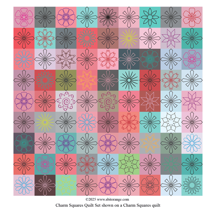 Charm Squares Quilt Set