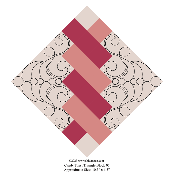 Candy Twist Triangle Block 01
