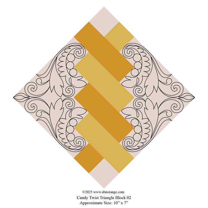 Candy Twist Triangle Block 02