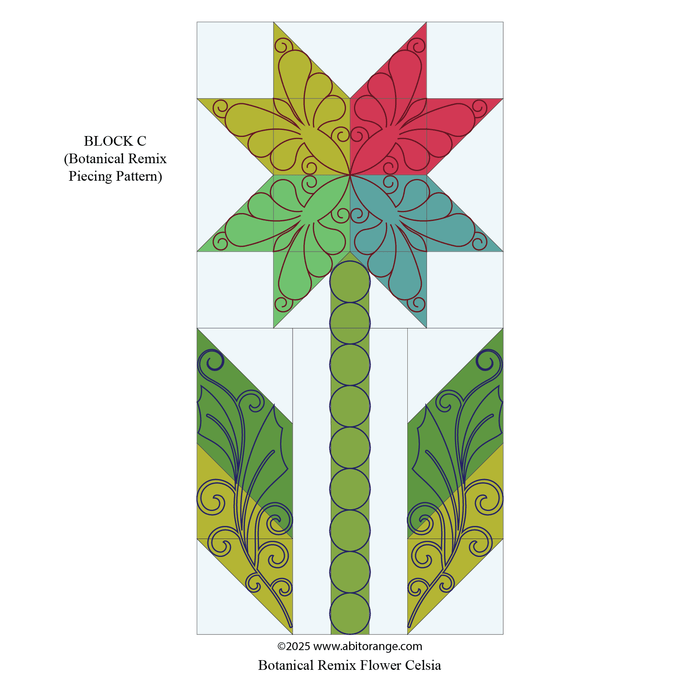 Botanical R Flower Celsia