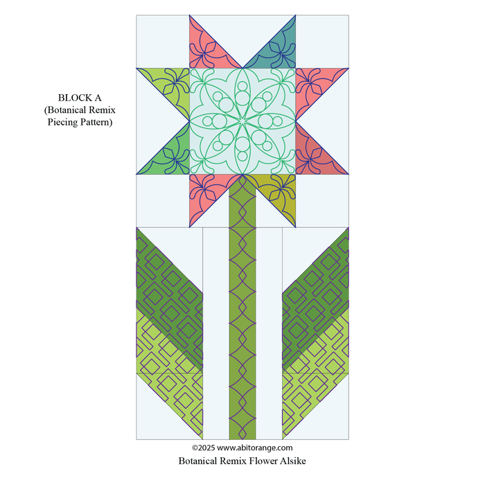 Botanical R Flower Alsike