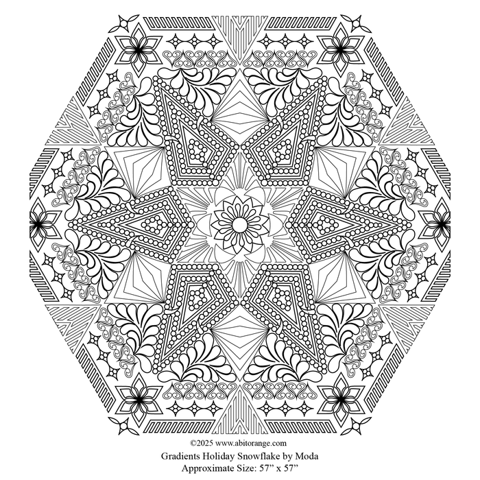 Gradient Holiday Snowflake Set