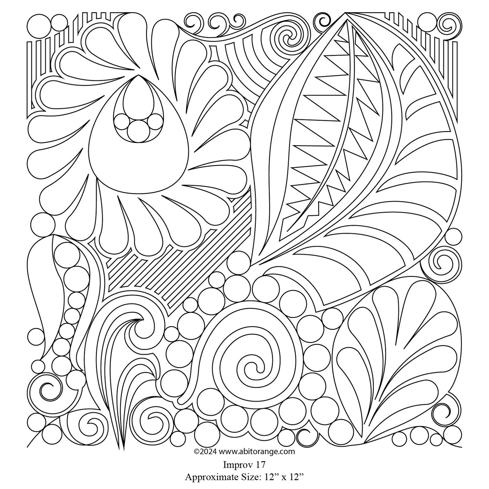 Borders and Corners - Digital Quilting Designs/patterns for longarm ...