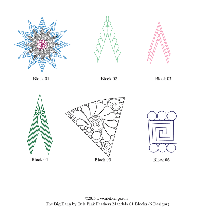 The Big Bang Mandala 01 Feathers