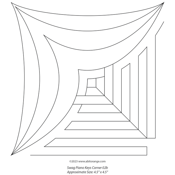 Swag Piano Keys Border Set 02