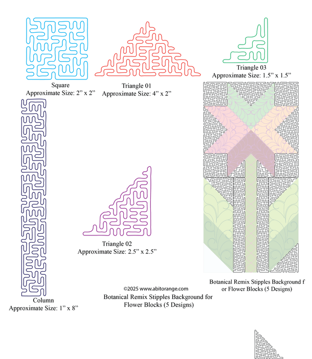 Botanical R BG Stipples