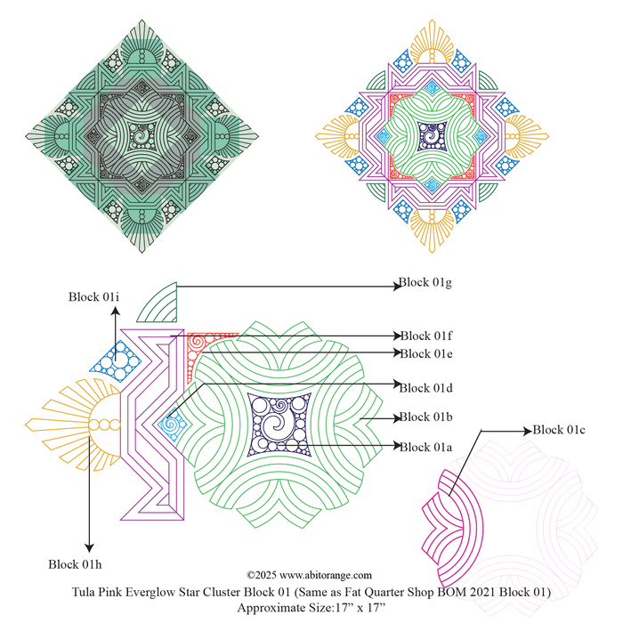 Tula Pink Everglow Star Cluster