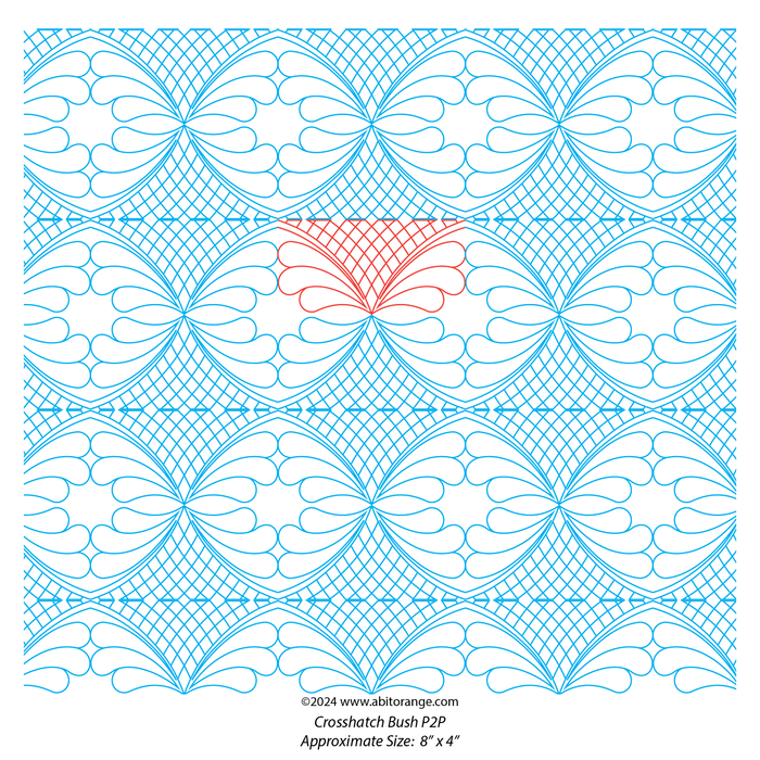 Crosshatch Bush Border