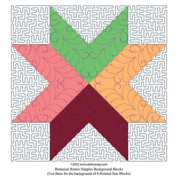 Botanical R BG Stipples